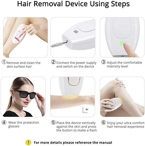Bikinis Pulses Epilator Painless Laser- Hair Removal Facial (4 foto / 8)