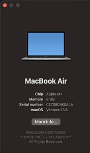 MacBook Air M1 2020 (4 foto / 4)