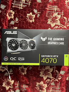 Asus GeForce RTX 4070 TUF Gaming OC 12GB DDR6