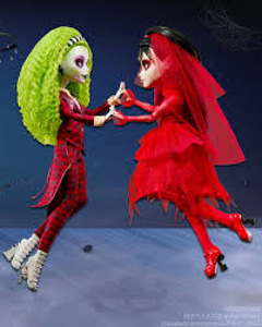 Kolekcijas leļļu komplekts Monster High Beetlejuice un Lydia