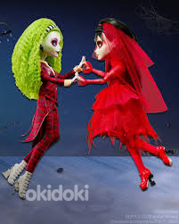 Набор коллекционных кукол Монстер Хай Битлджус и Лидия .