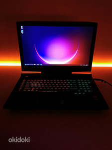 HP omen 17 mänguarvuti,i7 8750H,GTX1060,16 RAM,256SSD,1TBHDD (6 foto / 7)