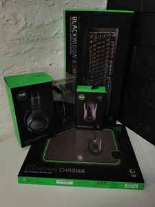RAZER Комплект: Клавиатура, Мышка, Коврик, Клавиатура (2 фото из 7)