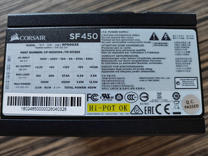 Corsair SF450 450W Toiteplokk (80 PLUS GOLD) (2 foto / 3)