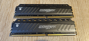 Crucial Ballistix 16GB (2x8GB) 2666Mhz CL16 DDR4 RAM (1 foto / 5)