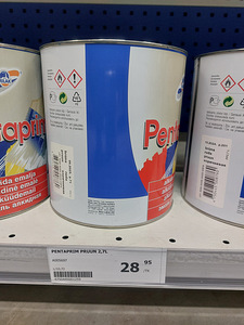 Värv metallile, 2,7 l. värv must, punane, sinine, valge. (3 foto / 8)