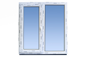2-osaline PVC aken, 1 aknatiib avatav 3 asendis