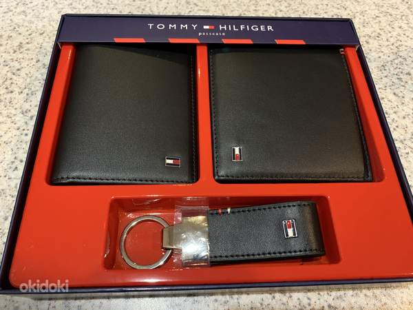 Набор Tommy Hilfiger- кошелек, визитница и брелок для ключей (фото #2)
