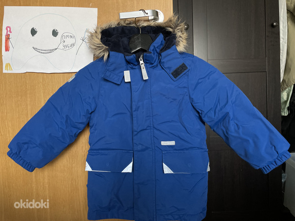 Куртка Lenne зимняя синяя размер 98 (фото #1)