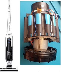 Philips, Bosch, Electrolux /AEG tolmuimejate akude vahetus (3 foto / 9)