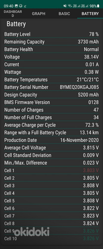 Оригинальный аккумулятор для электросамоката Xiaomi 7,8 Ач (фото #3)