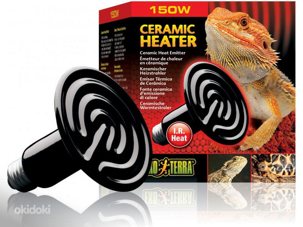 Exo Terra terrariumi keraamiline soojendi 150w PT2047