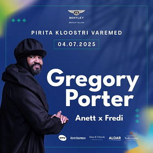 Müüa kaks Gregory Porter kontserti piletit