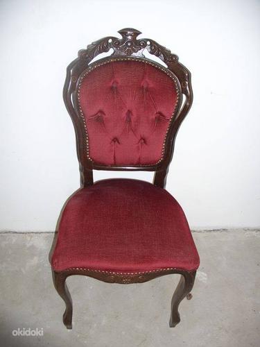 Набор красных стульев из 4 предметов (фото #1)