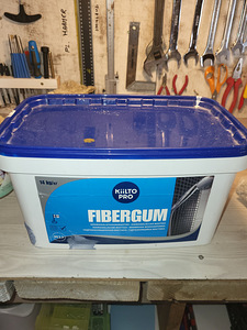 Hüdroisolatsioonimass Kiilto Fibergum 14kg (kasutatud 1 kg) (1 foto / 3)