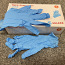 Одноразовые нитриловые перчатки 100шт/упак, синие, размер S (фото #2)