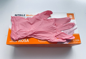 Ühekordsed nitriilkindad ROSA, 150tk/karp, roosad (4 foto / 4)