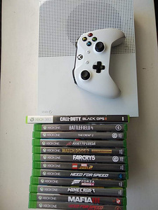 Xbox one 1tb + 12mängu (3 foto / 3)