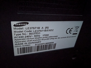 Retro LCD teler Samsung LE37S71B (2 foto / 2)