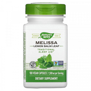 Meliss 1500mg 100 tabletti uni seedimine toidulisand melissa (1 foto / 2)