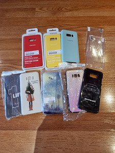 Samsung S8 + kaaned ja kaitsekile (kõik uued) (1 foto / 2)