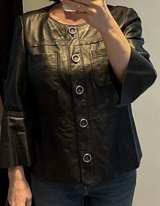 Müüa Betty Barclay nahkjakk, suurus 40 (1 foto / 7)