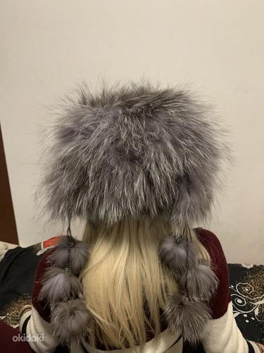 Looduslik karusnaha müts (arktiline rebane) (foto #3)