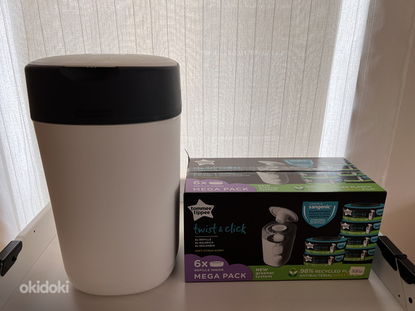 Tommee tippee mähkmekonteiner + kassetide komplekt