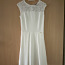 Denim unistuste valge kleit (foto #1)