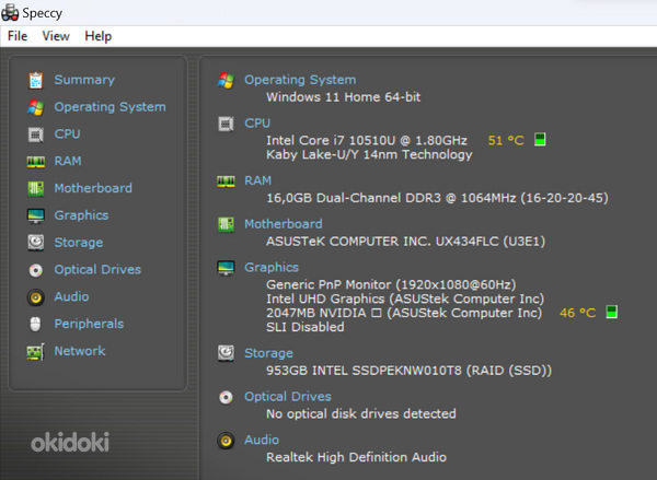 Asus ZenBook 14 UX433FLC I7 10510U 16GB DDR3 (фото #9)