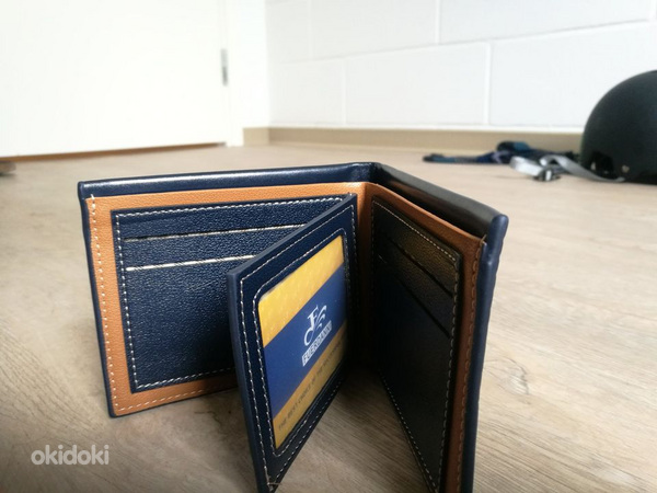 Vintage meeste rahakott krediitkaardihoidjaga – luksuslik õh (foto #2)