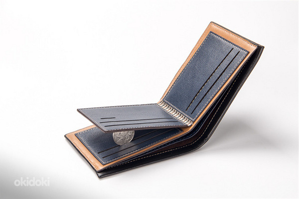 Vintage meeste rahakott krediitkaardihoidjaga – luksuslik õh (foto #7)