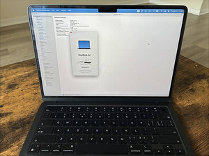 MacBook Air M2 13.6" Midnight 256GB + kehtiv garantii (2 foto / 10)
