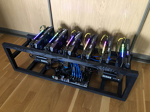 6 x MSI RTX 3060TI / ETH Miner / Crypto Miner / Mining Rig (1 фото из 6)