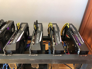 5 x Gigabyte RTX 3070 / ETH Miner / Mining Rig / Kaevur (1 foto / 2)