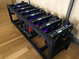 8 x EVGA 3060 TI FTW3 / ETH Miner / Mining Rig / Kaevur (2 foto / 3)