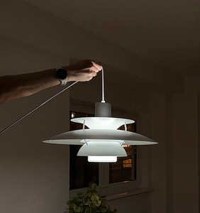 Danish Multilayer Metal Pendant Lamp, PH5 replica (3 foto / 3)