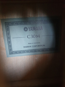 Гитара YAMAHA C30M (2 фото из 2)