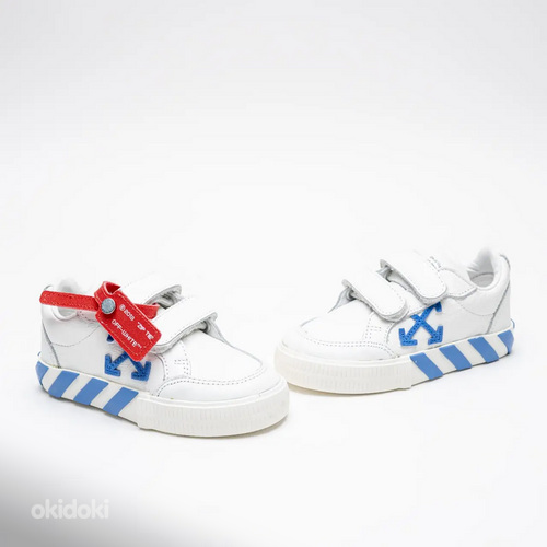 OFF-WHITE VULCANIZED LOW-TOP SNEAKERS