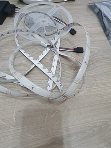 RGB led riba 5m+pult+adapter! UUS! (6 foto / 7)