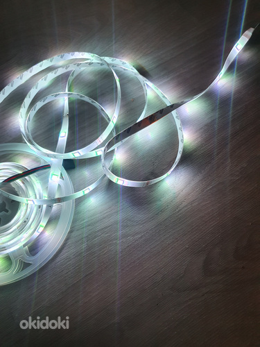 RGB led riba 5m+pult+adapter! UUS!