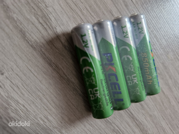 Laetavad patareid 4 tk. AAA 850 mAh ! UUS!