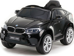 Eлектромобиль BMW X6, 2x45Вт, мягкие колёса, кожаное сиденье. Чёрный и белый.