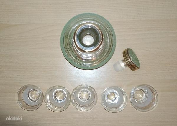 Komplekt: karahvin-toop + 6 napsiklaasi, NSVL, ~1970-d (foto #4)