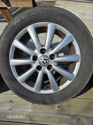 Литые диски VW с шинами (фото #5)