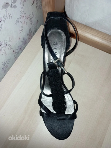Черные каблуки (размер 40) (фото #5)