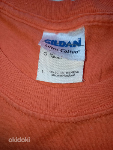 Оранжевая блузка с длинными рукавами для мужчин (фото #3)