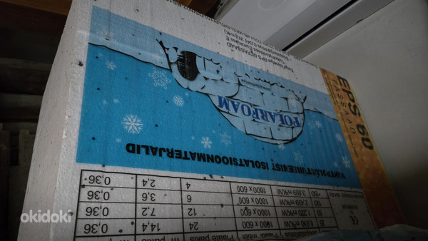 Soojusplaat EPS60 1000x600x200mm