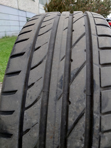 Литые диски R17 4x100 (стиль Brabus) с летней резиной 205/45 (10 фото из 10)