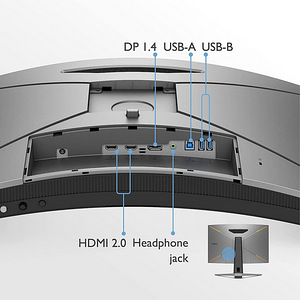 BenQ 31.5" LED - MOBIUZ Gaming EX3210R Curved (UUS) (7 foto / 10)